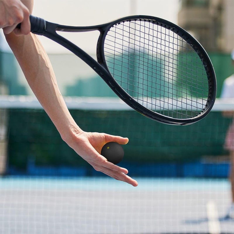 NUOBESTY Squash Ball, 3pcs High Elasticity Bounce Rubber Balls Single Dots, Squash Accessories for Training and Practice, Indoor and Outdoor Sports, Competition - Image 5